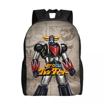 Персонализированный аниме-рюкзак Grendizer для женщин и мужчин, базовая сумка для колледжа, школьный робот-НЛО, сумки Goldorak
