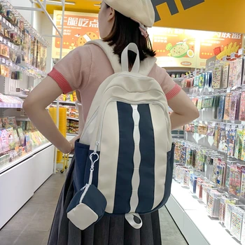 Модный дизайн, женский рюкзак, нейлоновая водонепроницаемая школьная сумка для девочек, дорожные рюкзаки большой емкости, студенческие сумки для книг Mochila