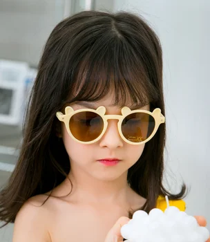 индивидуальные ушки, модные милые детские солнцезащитные очки, весенние ножки, солнцезащитные очки для мальчиков и девочек, солнцезащитные козырьки
