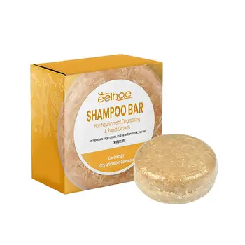 Шампунь-мыло с имбирем Укрепляет волосы, делает их плотными, предотвращает выпадение, смягчает и восстанавливает Сухие и поврежденные волосы. Уход