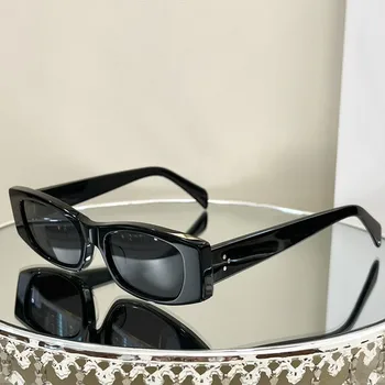 Новая Глобальная Звезда, как Горячие Маленькие прямоугольные солнцезащитные очки для мужчин высокого качества CL4S245U брендовые дизайнерские женские Ацетатные очки oculos de sol