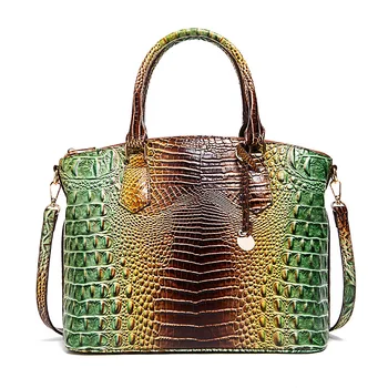 2023 Новые Роскошные Женские сумки-мессенджеры из крокодиловой кожи с узором 