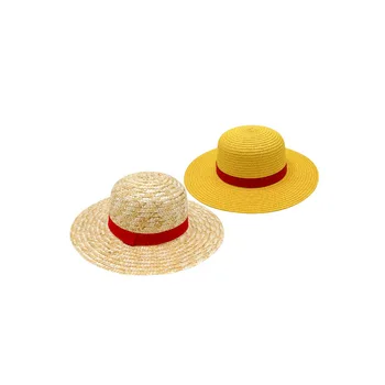 2 Стиля, 2 размера, Популярная японская соломенная шляпа Луффи, Мультяшный солнцезащитный крем, косплей для взрослых и детей