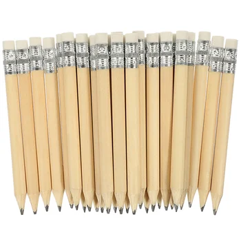 35 Шт Мини-инструмент для рисования Детские карандаши для письма Деревянная кожа для рисования, не Затачивающаяся для малышей
