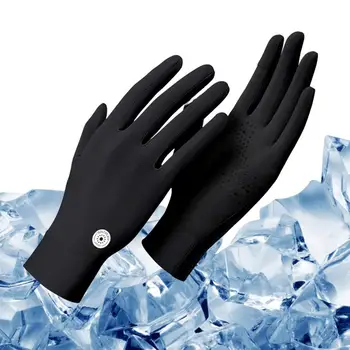 УФ-Перчатки Дышащие С Ощущением Льда Солнцезащитные Перчатки UPF 50 Солнцезащитные Перчатки Для Вождения, Парусного Спорта, Рыбалки, Перчатки Для Женщин И Мужчин, Перчатки SPF