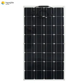 солнечная панель представляет собой революцию в области новой энергии, 100 Вт 18 В гибкая солнечная панель для комплекта домашней системы зарядного устройства на 12 В