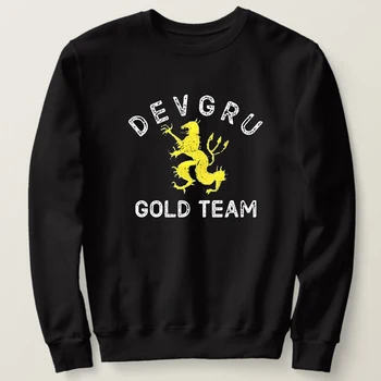 Толстовки Navy SEALs Team Six DEVGRU Gold Team в стиле милитари из нового 100% хлопка, удобный повседневный мужской пуловер с капюшоном