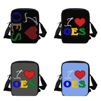 Сумки через плечо в стиле OES с эмблемой Ордена Восточной Звезды, сумка через плечо для детей, повседневные сумки, легкие женские сумки