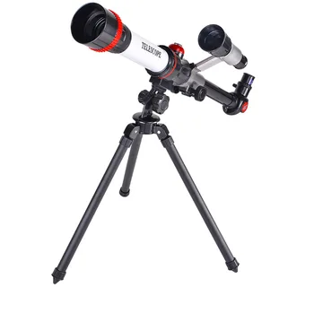 Портативный профессиональный астрономический телескоп с большим увеличением для детей, монокуляр ночного видения для экспериментов при слабом освещении.