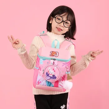 Новый рюкзак для детского сада, ранец принцессы с кроликом, водонепроницаемая сумка, детский ортопедический модный рюкзак для мальчиков, школьные сумки для девочек
