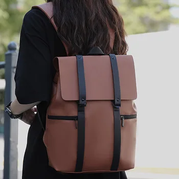 Новый Винтажный женский Кожаный дизайнерский рюкзак Большой емкости Дорожные рюкзаки Многофункциональные сумки через плечо Школьные сумки для девочек