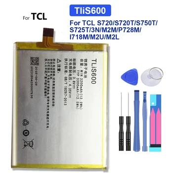 3200 мАч Сменный аккумулятор TLiS600 для TCL S720/S720T/S750T/S725T/3N/M2M/P728M/I718M/M2U/M2L Версии с кодом отслеживания