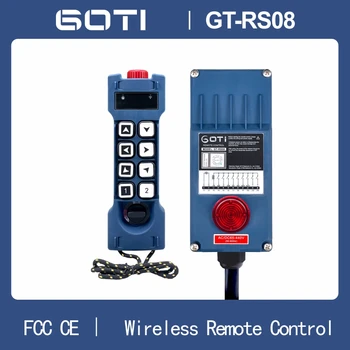 GT-RS08 Промышленный Беспроводной Подъемный кран с дистанционным управлением, 8 Односкоростных переключателей каналов, GOTI 12V18-65V65-440V AC/DC, Замена F23-A ++