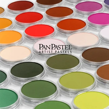 Пластина с порошковой эмалью American PanPastel Softness Artist, 97 цветов, Перламутровая пастель серии Systemorange