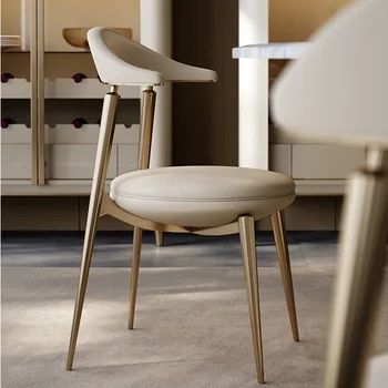 Современные минималистичные и роскошные кухонные стулья для приготовления чая из нержавеющей стали для гостиниц высокого класса