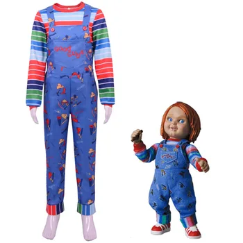 Детский костюм для косплея на Хэллоуин, комбинезон персонажа фильма ужасов, одежда для отца и сына, штаны для детей и взрослых