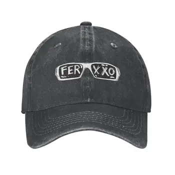 Футболка Ferxxo glasses - логотип Feid классическая наклейка Ковбойская шляпа Пушистая шляпа Пляжная шляпа Мужская Роскошная кепка для мужчин и женщин