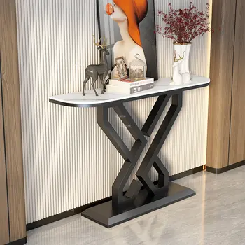 Европейские роскошные Шиферные консольные столики для прихожей, Креативная мебель для гостиной, современные консольные столики для коридора, E