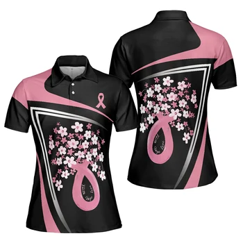 Летние женские розовые рубашки-поло для гольфа, быстросохнущая модная одежда-поло, повседневная спортивная футболка с коротким рукавом, устойчивая к растяжению, морщинам