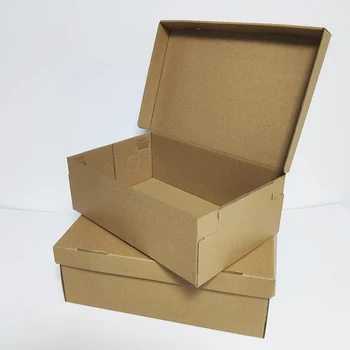 5 шт./лот 3-слойная Гофрированная Обувная Коробка Ручной Работы Упаковочная Коробка Бизнес-Почтовая Подарочная Коробка Картон Для Доставки Упаковочной Коробки