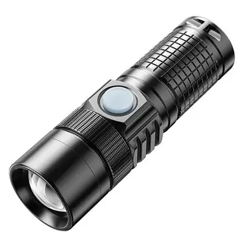 Светодиодный перезаряжаемый фонарик, USB Перезаряжаемые мини-вспышки, светодиодный фонарик Ipx7, водонепроницаемые фонарики, карманные мини