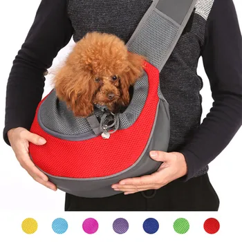 Дышащая уличная сумка для собак Oxford Comfort Carrier Сетчатая дорожная сумка для собак Дорожная сетчатая сумка на плечо