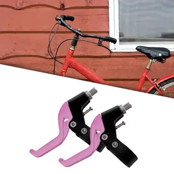 Рычаг тормоза детского велосипеда Розовый для 12-20 дюймовой ручки тормоза детского велосипеда, Запасные части для рычага тормоза детского велосипеда, аксессуары для велосипедов