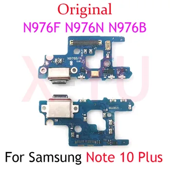Оригинал для Samsung Galaxy Note 10 Plus Note 10 + 5G N976B N976N N976F N976V N976U USB Плата для зарядки Док-порт Гибкий кабель
