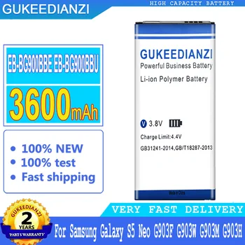 Аккумулятор GUKEEDIANZI EB-BG900BBC/BBE/BBU EB-BG903BBE 3600 мАч Для Samsung Galaxy S5 Neo G903F G903W G903M G903H Phone Batteria