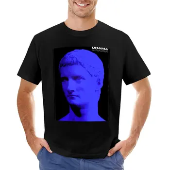 Коллекция Ancient Minimalistic, синие футболки, топы, винтажная одежда, футболки для мужчин.