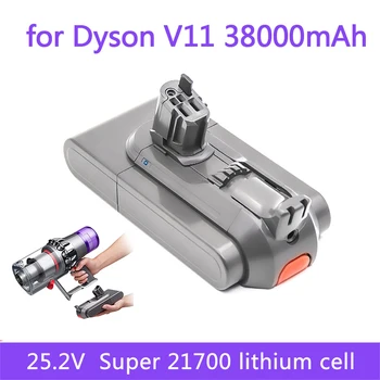 Новинка для аккумулятора Dyson V11 Absolute V11 Animal Li-ion Vacuum Cleaner, Аккумуляторная батарея Super lithium cell 38000mAh