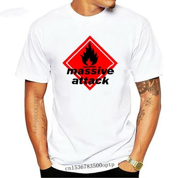 Trip Hop Massive Attack Sz S - 3xl Белая футболка Мужская футболка Лето 2019 С коротким рукавом Плюс размер
