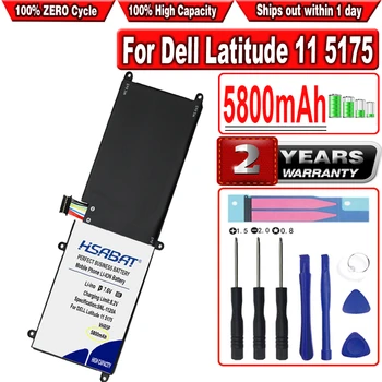 Аккумулятор HSABAT 5800 мАч VHR5P для планшетов Dell Latitude 11 серии 5175 XRHWG 0XRHWG RHF3V