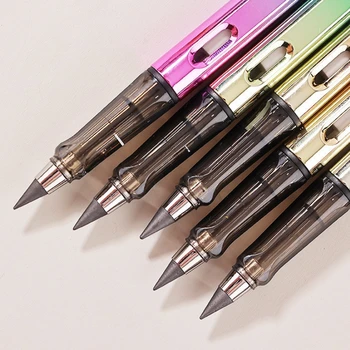 5шт Разноцветных вечных карандашей с технологией ластиков Неограниченное количество карандашей для письма Канцелярские Принадлежности Офисные аксессуары