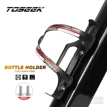 Дорожный велосипед TOSEEK с полностью карбоновыми клетками для бутылок с питьевой водой Легкий Горный Велосипед С Карбоновыми Клетками для бутылок 18 г
