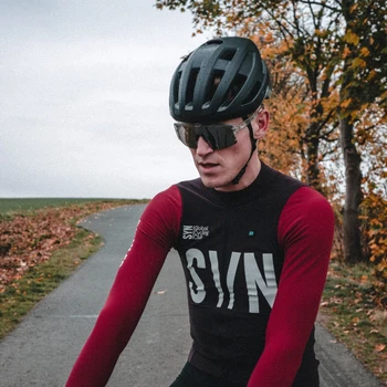 Осенняя дышащая и быстросохнущая велосипедная рубашка с длинными рукавами уличная солнцезащитная велосипедная одежда Pro Team Джерси с длинными рукавами