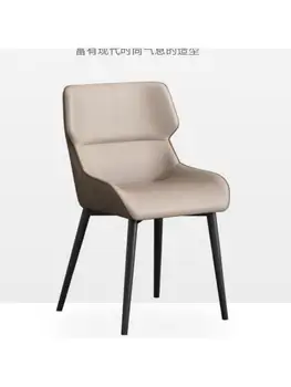 Современный минималистский обеденный стул Home Nordic Light, роскошный итальянский минимализм, высококлассные технологии для ресторана в отеле, Дизайн ткани