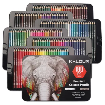 набор для рисования карандашом 180 цветов металлический цветной грифель художественные принадлежности 180 цветов набор грифелей