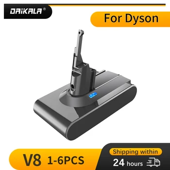 1-6 упаковок 4,0 Ач для аккумулятора dyson v8 V8 Absolute серии V8 V8 Animal SV10 V8 Absolute Pro vacuum для аккумулятора пылесоса dyson