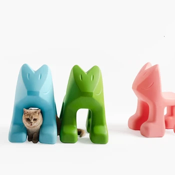 Домашний декор Креативные мультяшные Детские Пластиковые стулья Бытовая мебель для гостиной Сиденье для животных Табурет для кошки Табурет для смены обуви