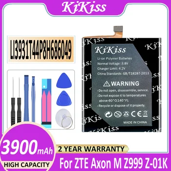 Оригинальный Аккумулятор KiKiss LI3931T44P8H686049 3900 мАч Для Мобильного Телефона ZTE Axon M Z999 Z-01K Bateria