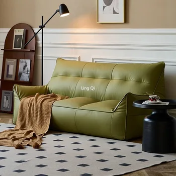 Высококачественный 3-местный диван-мешок, зеленое кресло для отдыха, итальянский диван, новинка в дизайнерском дизайне, мебель для спальни Canape Salon