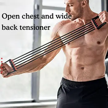Регулируемый грудной эспандер для наращивания мышечной массы для начинающих и опытных любителей фитнеса, тренажеры для занятий в помещении D8X8