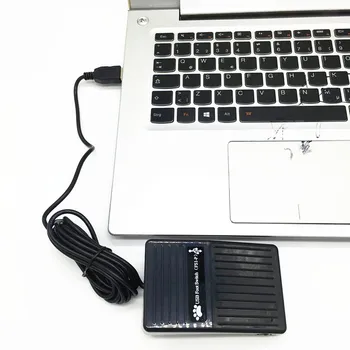 USB Ножной Переключатель Клавиатура Педаль для HID PC Компьютер USB Action Switch Управление Предпрограммными Ключевыми Функциями Мышь КОМПЬЮТЕРНАЯ Игра