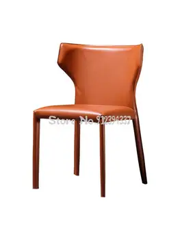 Дизайнер седло кожаный обеденный стул модель помещении кафе отель ресторан стул домой стул итальянский стул седло 