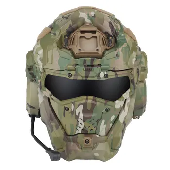 Тактический штурмовой шлем со встроенной защитой для наушников, универсальная камуфляжная броня 