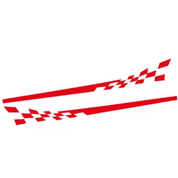 2шт. наклейка для гоночных автомобилей для LancerV3 Red