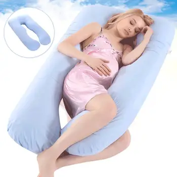 Наволочка для беременных, чехол для наволочки для беременных, U-образный чехол для подушки для матери, хлопок для сна сбоку, 80 * 160 см