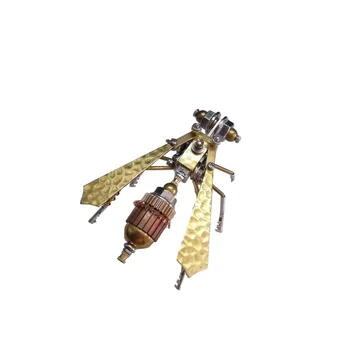 Механический шмель в стиле стимпанк, набор моделей металлических насекомых 