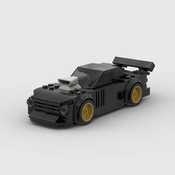 MOC Mu-stang Черный (M1014) Строительные блоки со сборкой, совместимые с подарочными игрушками модели Lego